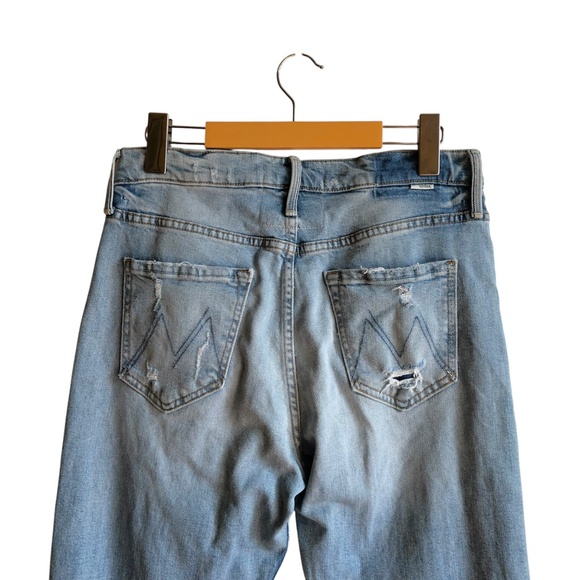 Mother Superior Tomcat Light Blue Distressed Jeans Size 29 - Picture 8 of 16